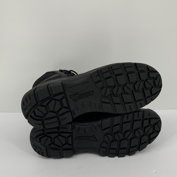 Bates military tactical boots combat black side zipper work E03180 men new 12 - Picture 8 of 9